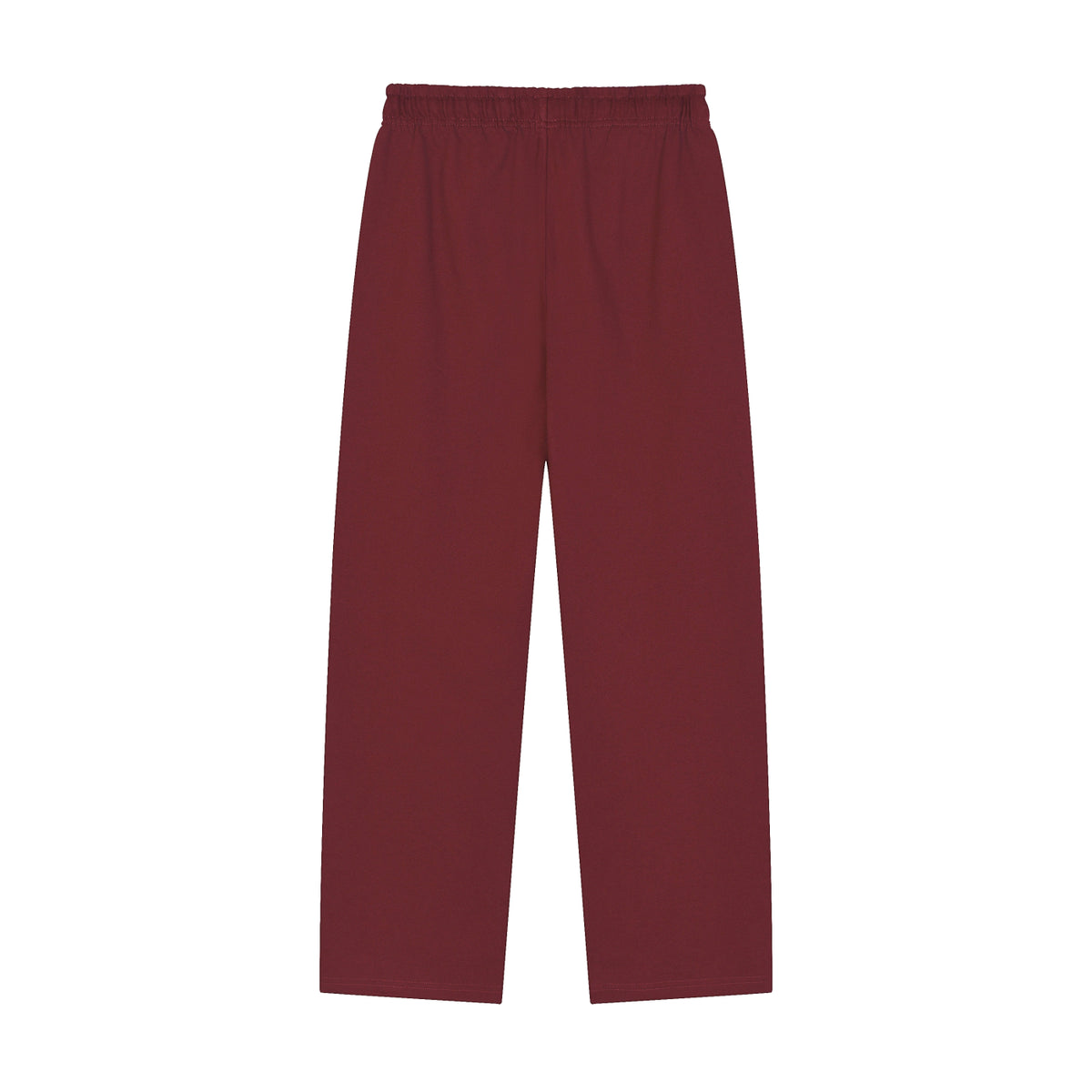 Solid Color Straight-Leg Sweatpants